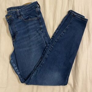 American Eagle Outfitters Women's Blue Skinny Jeans